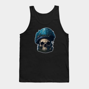 ocean shroom skull Tank Top